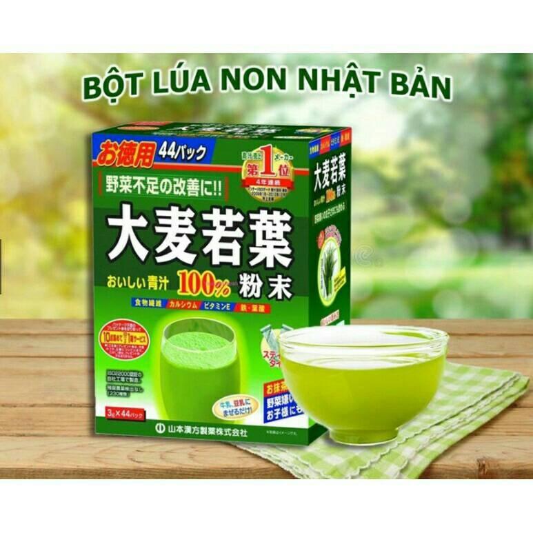 Bột mầm lúa mạch non nguyên chất - hàng nội địa Nhật - 44 gói